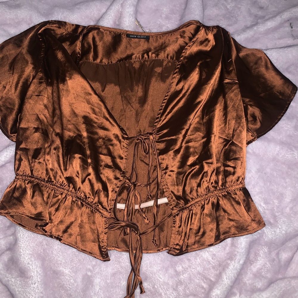 Satin top